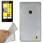 Cover fra S-Line til Lumia 520 (Transparent)